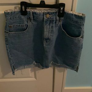 ROXY high low Jean skirt
